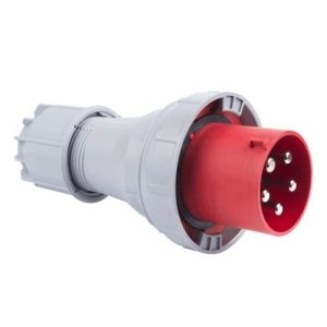 Enchufe Macho Volante 3P+N+T 63A 380VAC IP67