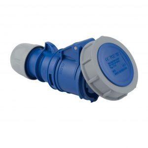 Enchufe Hembra Volante 2P+T 16A 220VAC IP67