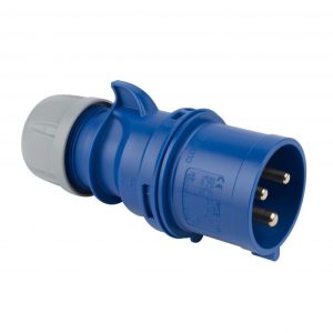 Enchufe Macho Volante 2P+T 16A 220VAC IP44